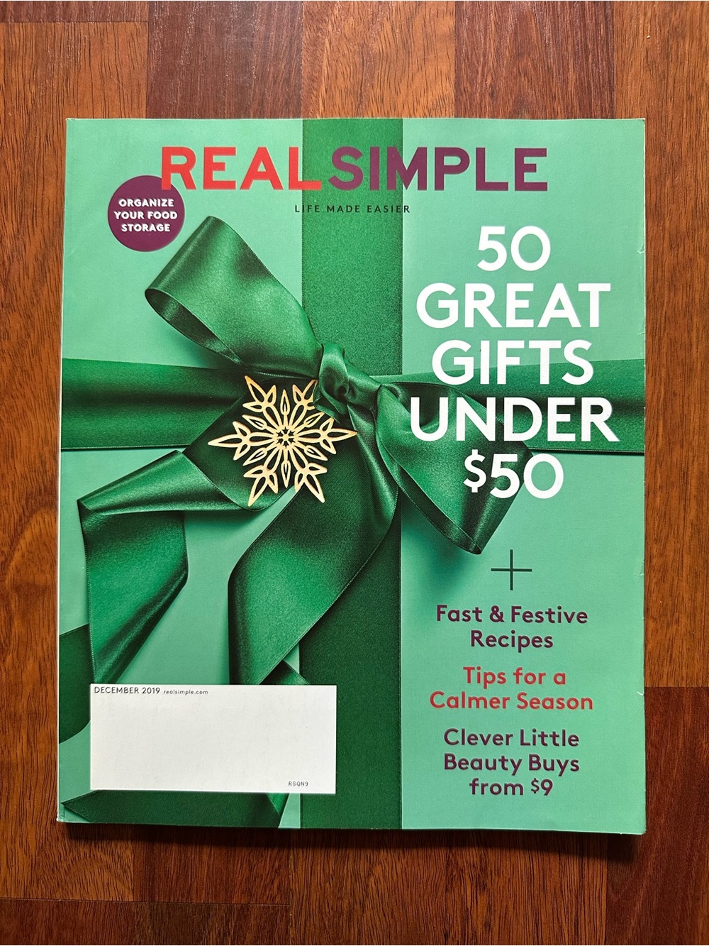 Real Simple Magazine - December 2019